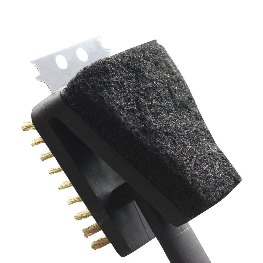 Escova Limpa Grill C/ Cabo Extra Longo Nautika